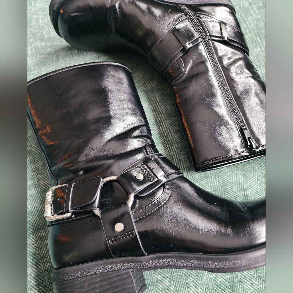 Dolce Vita Black Armonda Combat/Moto Boots - Picture 3 of 11